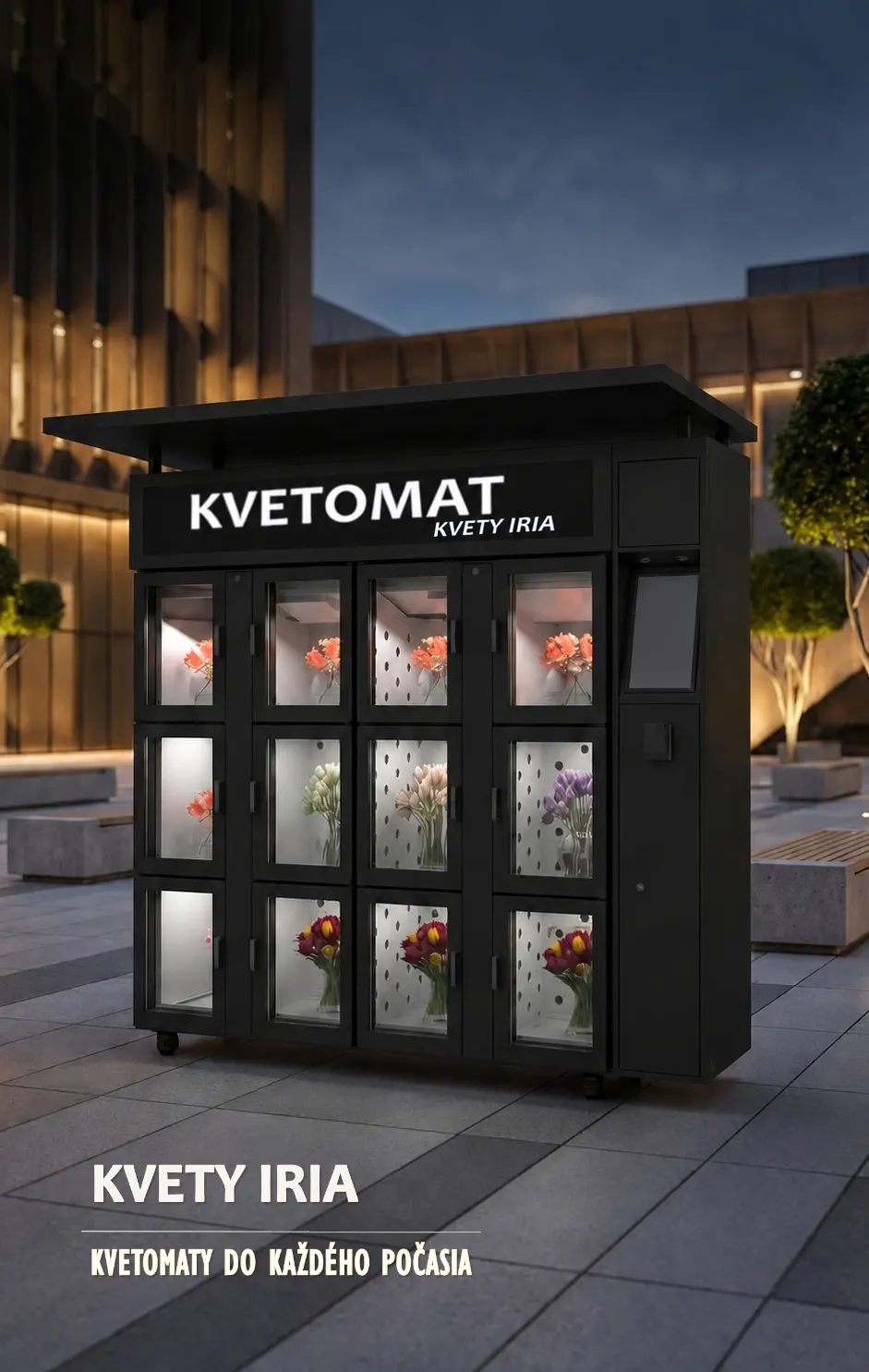 Kvetomat na 12 kytíc