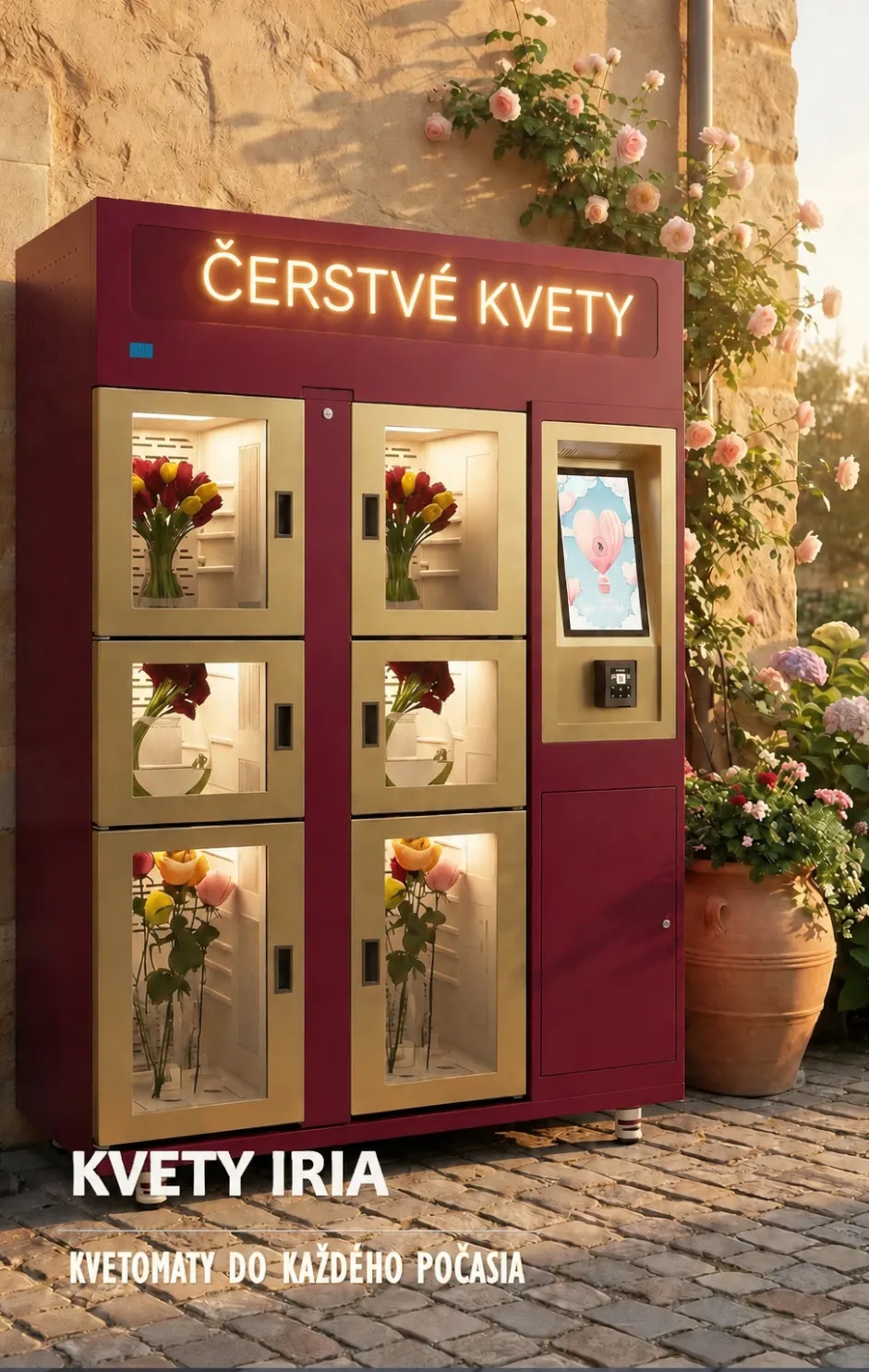 Kvetomat na 6 kytíc
